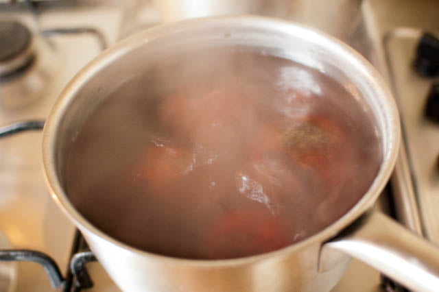 gotujące się buraki