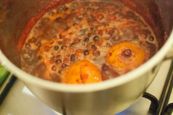 gotowa żurawina z pomarańczą