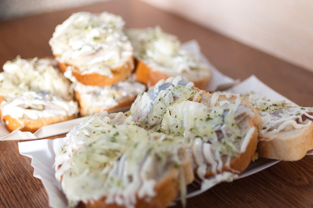 Cieszyn – kanapki ze śledziem