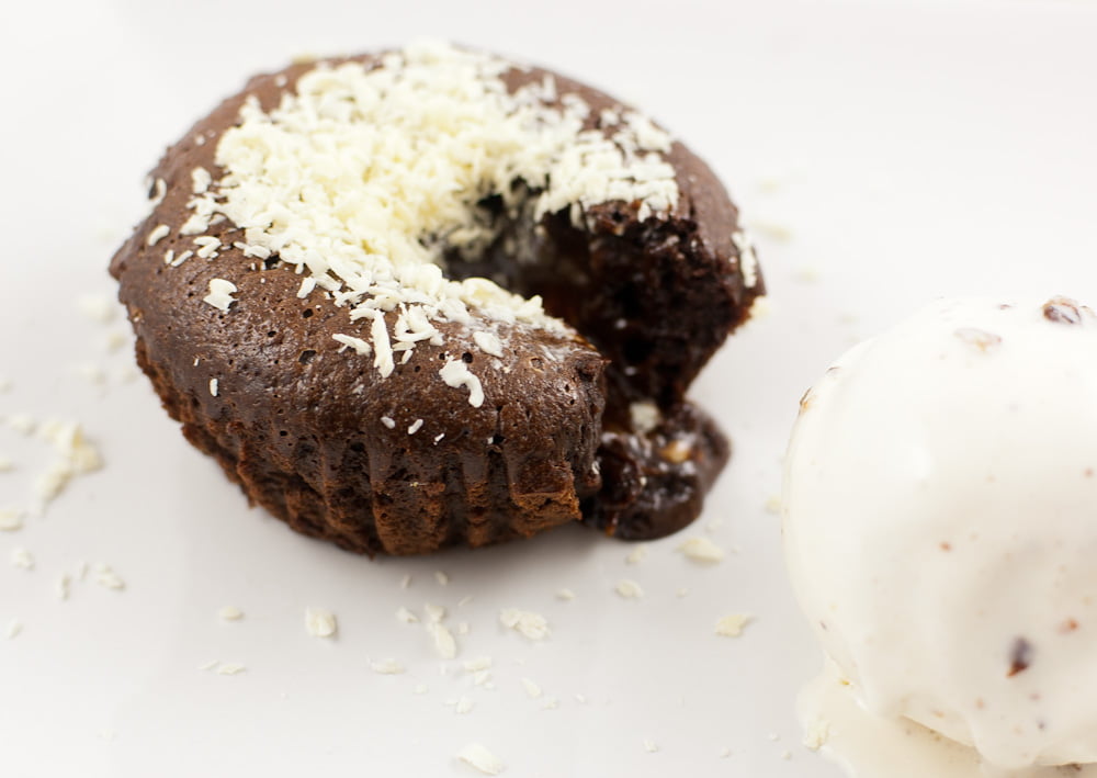 fondant, ciastko czekoladowe