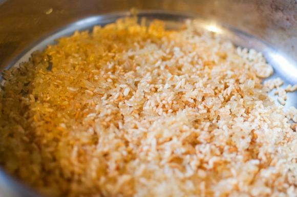 prażony ryż prażony ryż