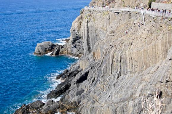 Pierwszy etap trasy, z Riomaggiore do Manaroli...