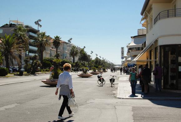 Nadmorska promenada w Viareggio 