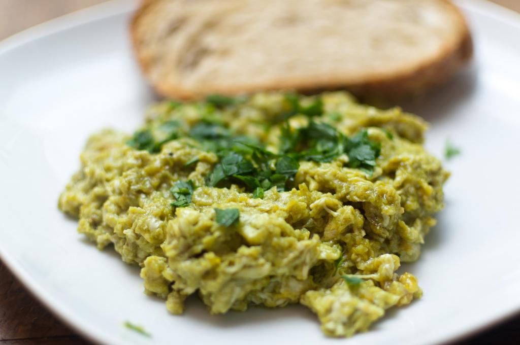 jajecznica z olejem dyniowym