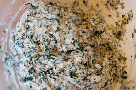 szpinak z ricotta