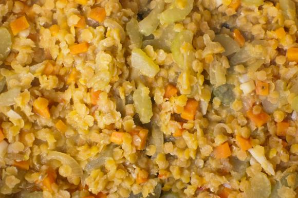 soczewica z warzywami