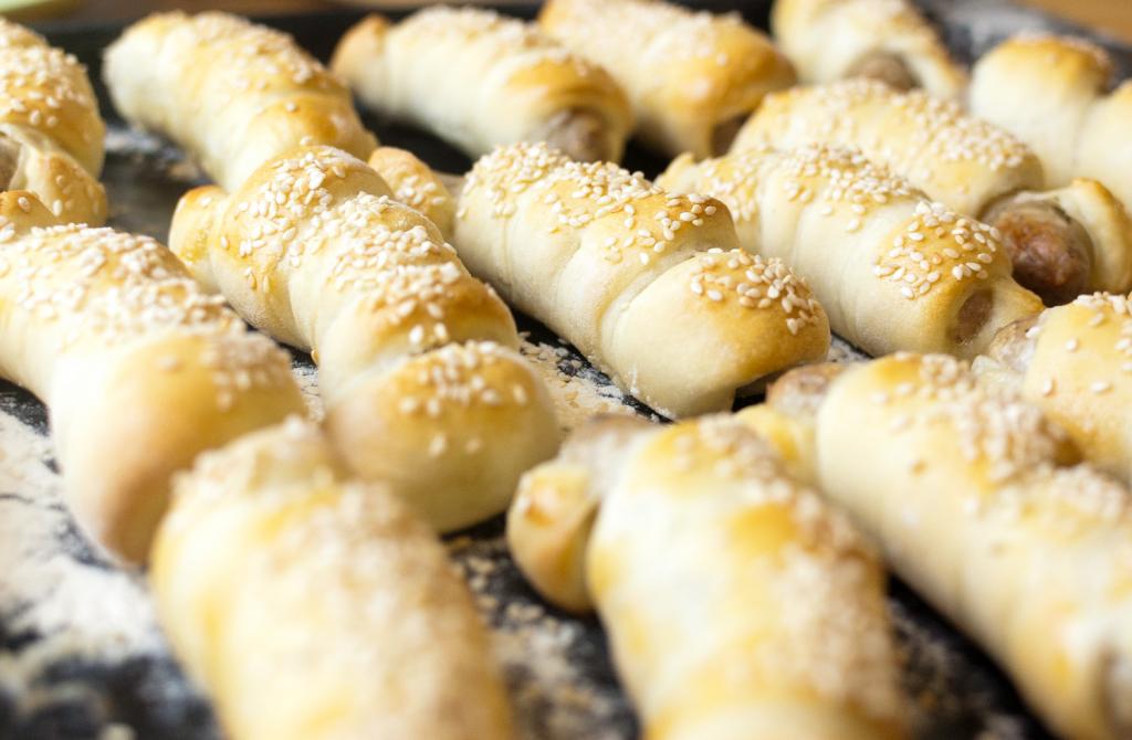 kiełbaski w cieście