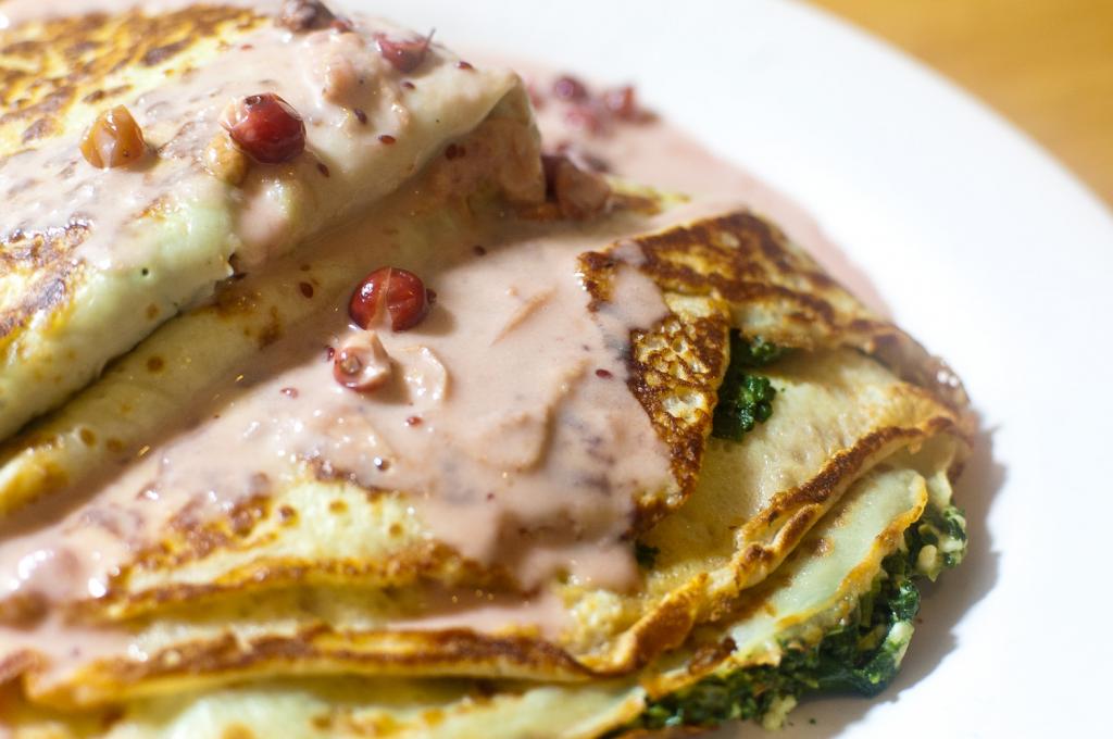 naleśniki ze szpinakiem