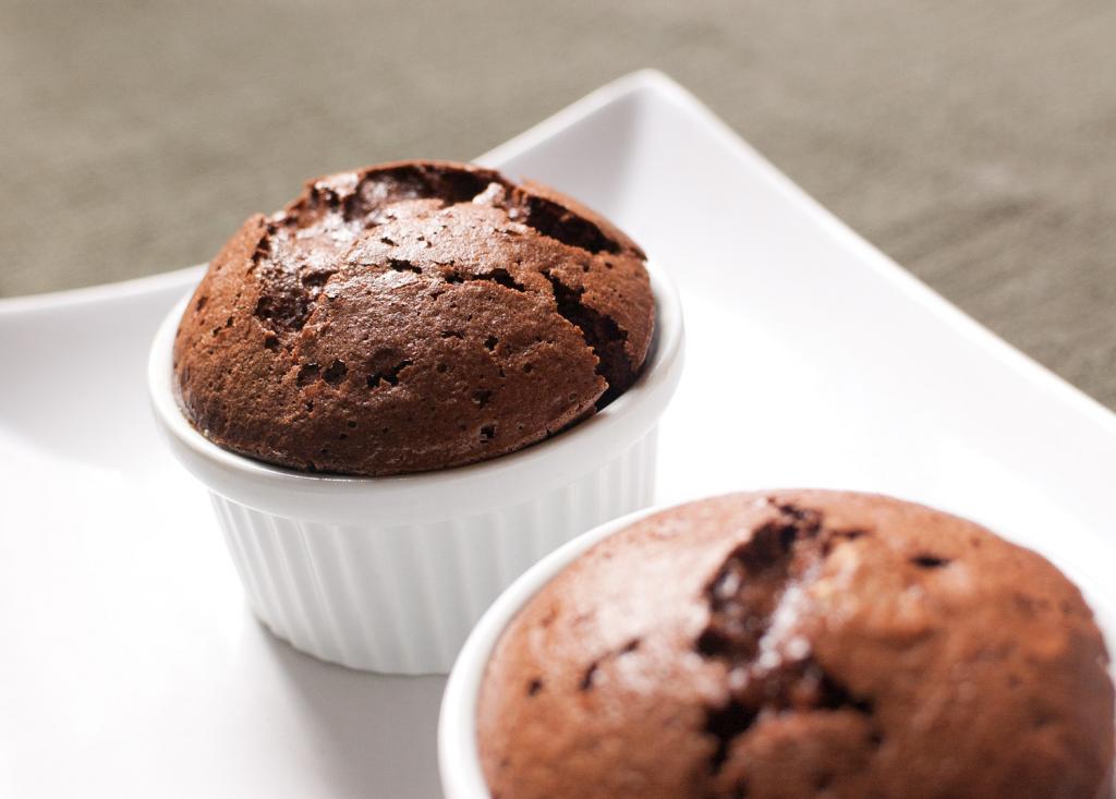 Suflet czekoladowy z serem pleśniowym