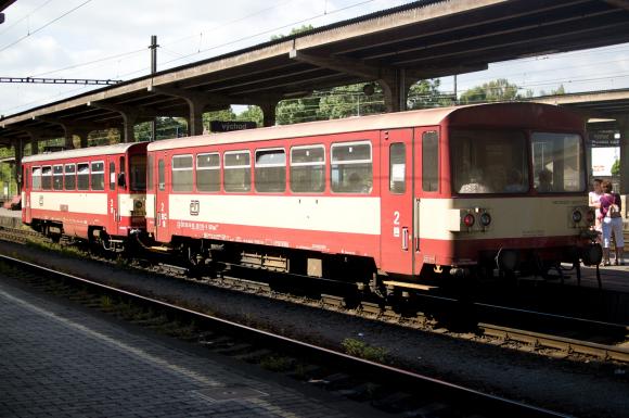 Pociag w Czeskim Cieszynie