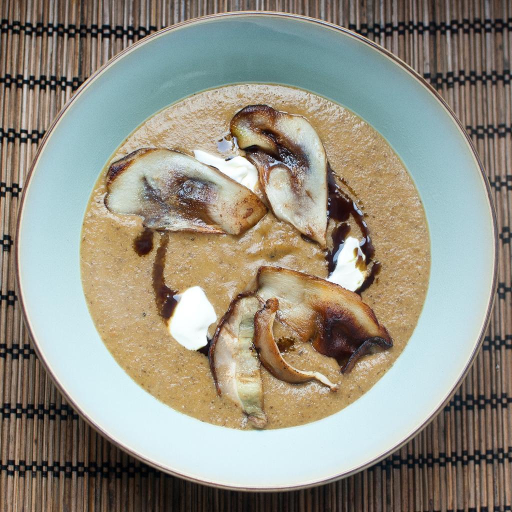 krem z grzybów leśnych