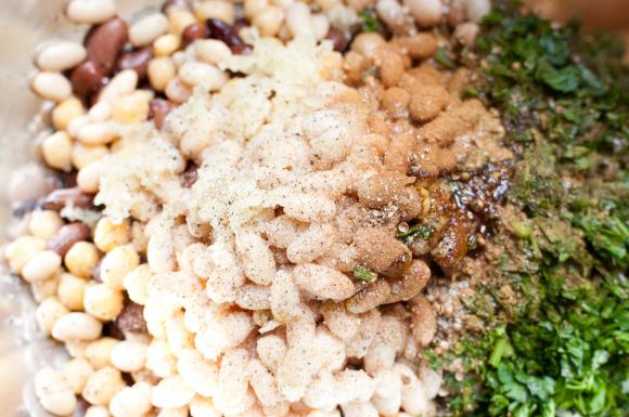 składniki na falafele