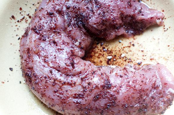 marynowana polędwiczka wieprzowa z sumakiem