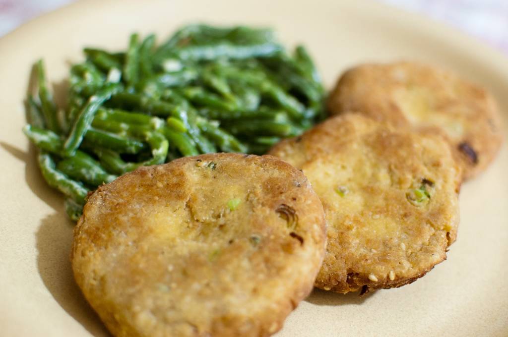 kotlety sojowe z fasolką